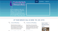 Desktop Screenshot of boggsplumbing.com